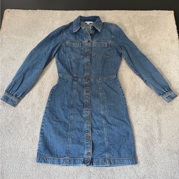 Ophelia Roe Dresses & Skirts - Ophelia Roe Women's Blue Denim Long Sleeve Dress Size 4